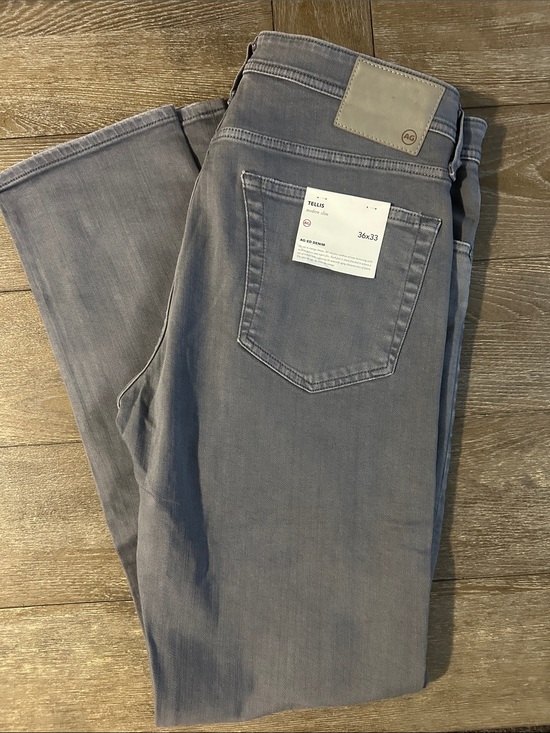 Ag Adriano Goldschmied Other - Ag Adriano Goldschmied Slim Tellis Jeans in Slate Gray 36x33